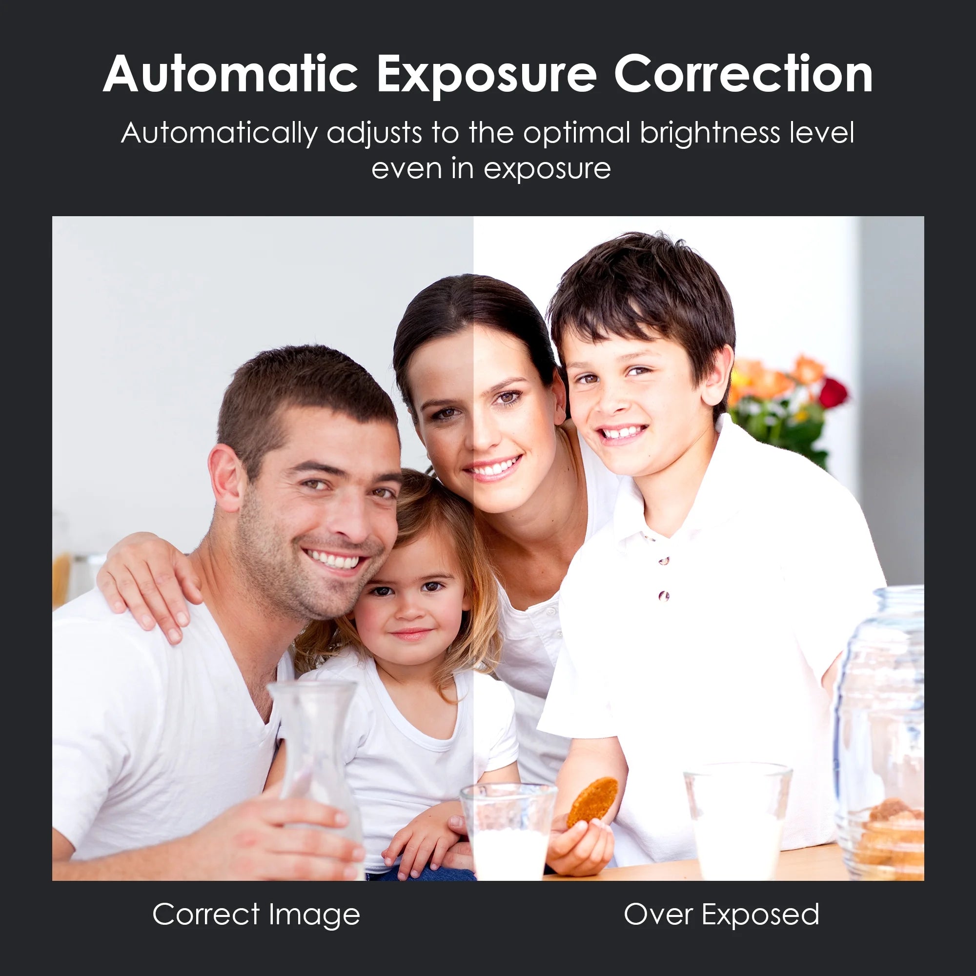 4K EPTZ Webcam with Dual Microphones, Zoom Remote, Precisefocus, USB for PC, Laptop, Switch 2, Conference, Video Streaming