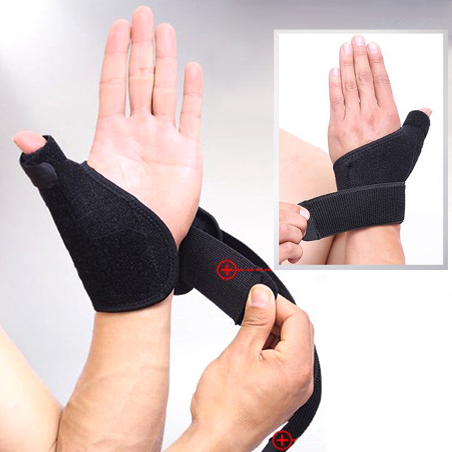 Thumb Splint Support and Hand Wrist Stabiliser Spica Brace Arthritis Pain Relief