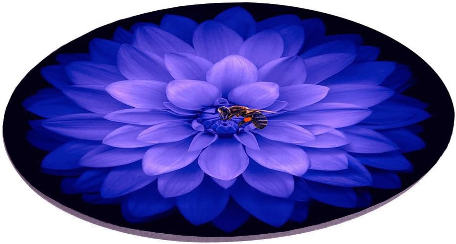 Watercolor Flower round Mouse Pad Custom Design Gaming Mouse Pad