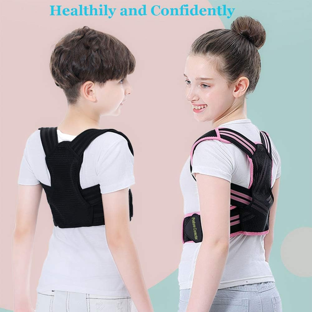 Professional Posture Corrector for Men, Women and Kids, Effective Upper Back Posture Brace for Teenagers Boys Girls Spinal Support to Improves Slouch, Prevent Humpback, Relieve Back Pain