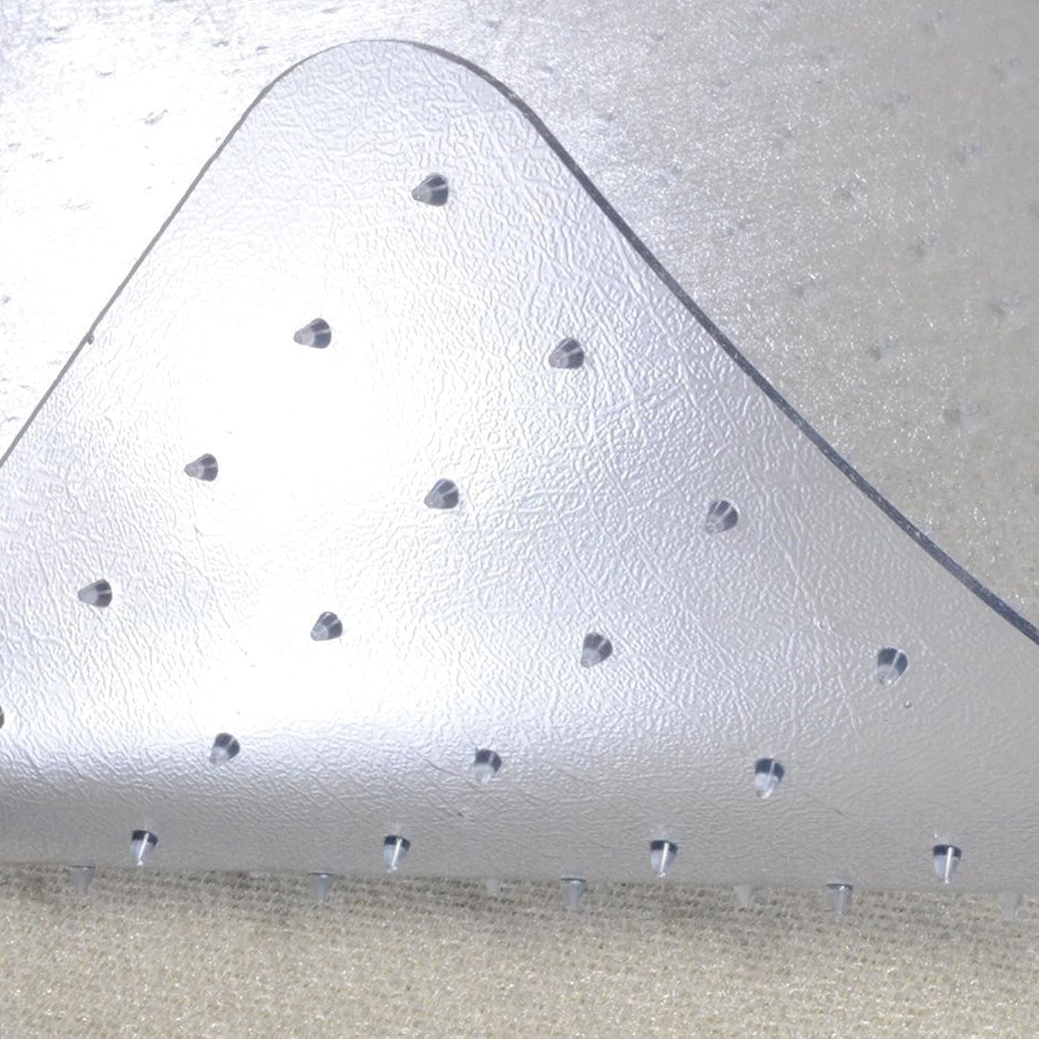 Low Pile Carpet Office Mat Chair Mat with Lip, 45" X 53" X .11"