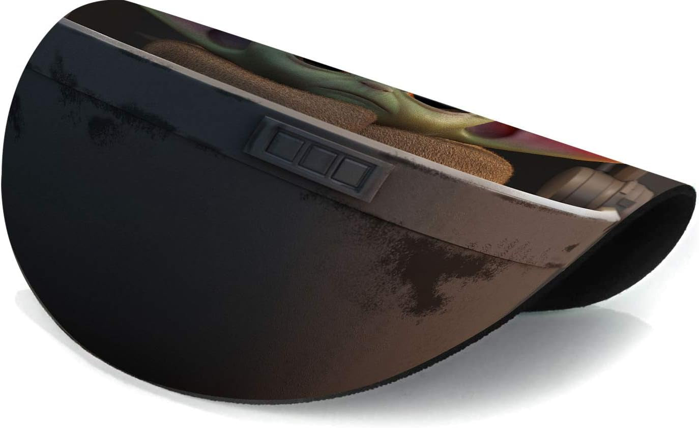 Baby Yoda Mouse Pad, Non-Slip Rubber Gaming Mouse Pad, Office round Mouse Pad