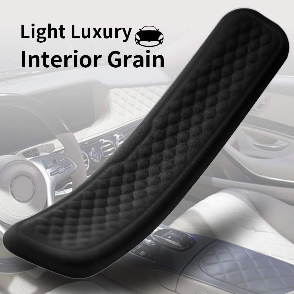 60%-75% Keyboard Wrist Rest, Memory Foam Hand Rest Support Pad Padded for Office, Computer, Laptop, Mac Typing and Wrist Pain Relief and Repair(14.17Inch,Black)