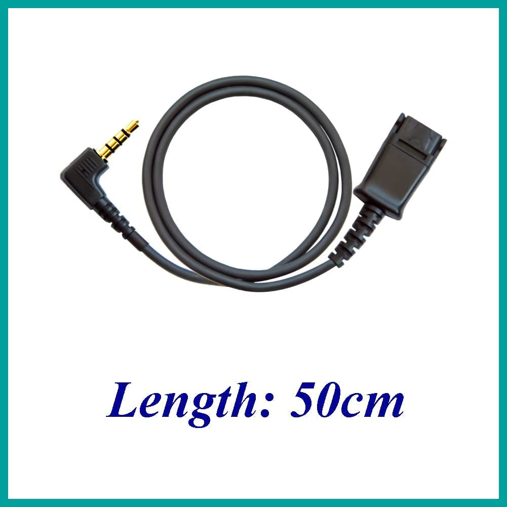 Phone Headset Compatible with Grandstream Yealink Snom Phones Microphone Noise Cancelling Headphones HD Voice RJ9 & 3.5Mm (CTIA) Adapter (Binaural)