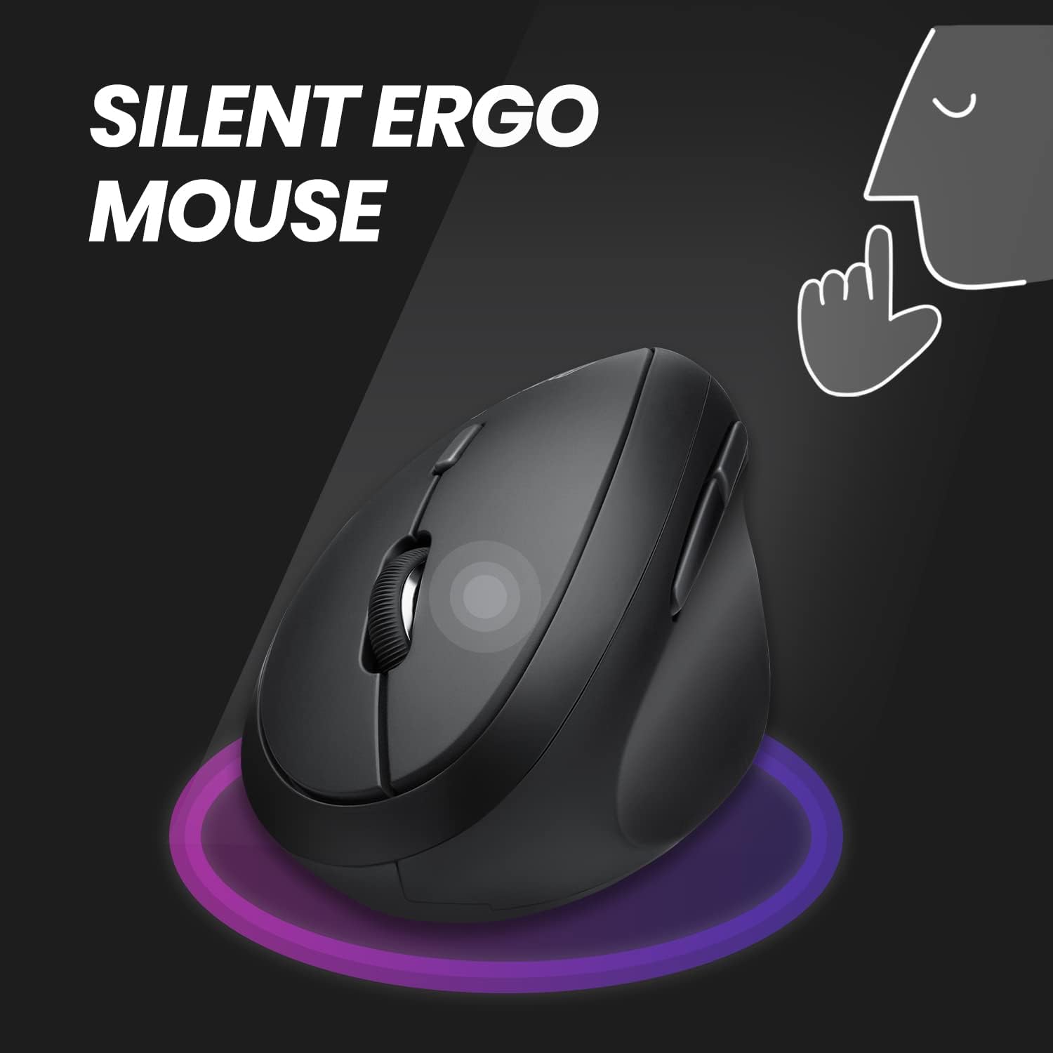 Perixx Wireless Ergonomic Keyboard, Vertical Mouse & Keypad Combo