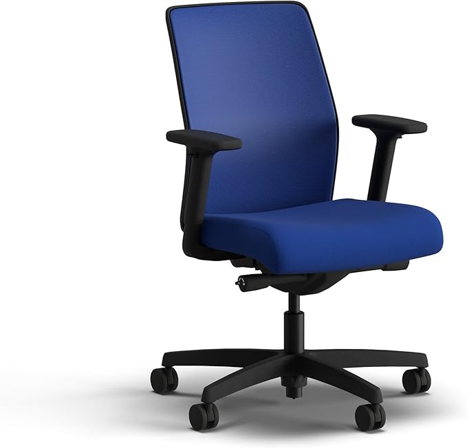 HON Ignition 2.0 Low Back Task Chair, Spectrum Mesh, Advanced Synchro-Tilt Control, Office Chair with Lumbar Support, Height and Width Adjustable Arms