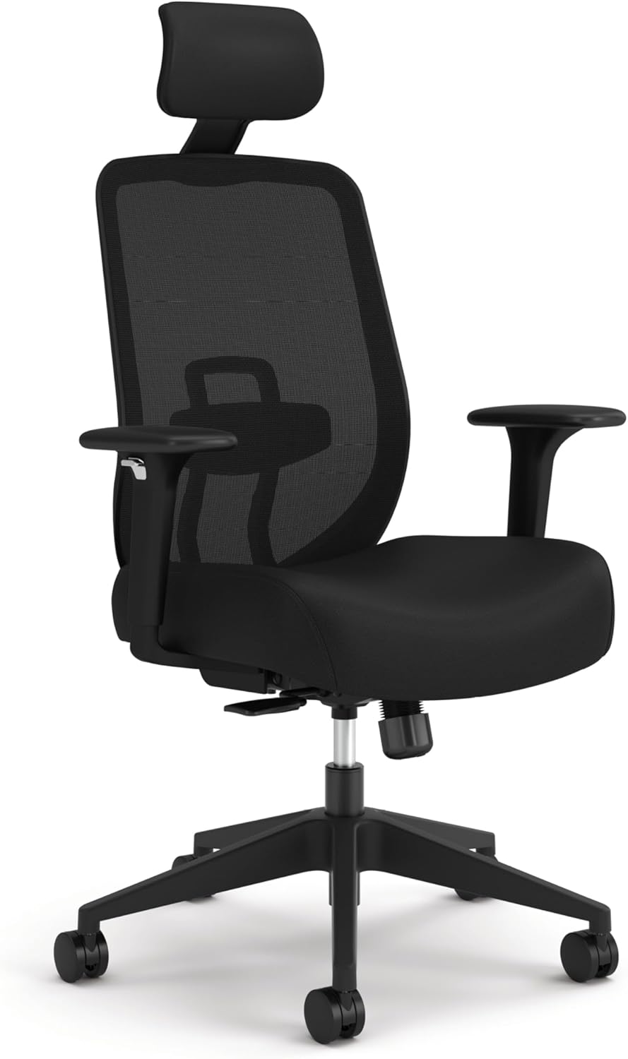 HON Altern Ergonomic Office Chair with Headrest, Arms, Wheels, Foam Cushion Seat, Mid Back Home Office Desk Chair Comfy, Height Adjustable Arms, Synchro-Tilt