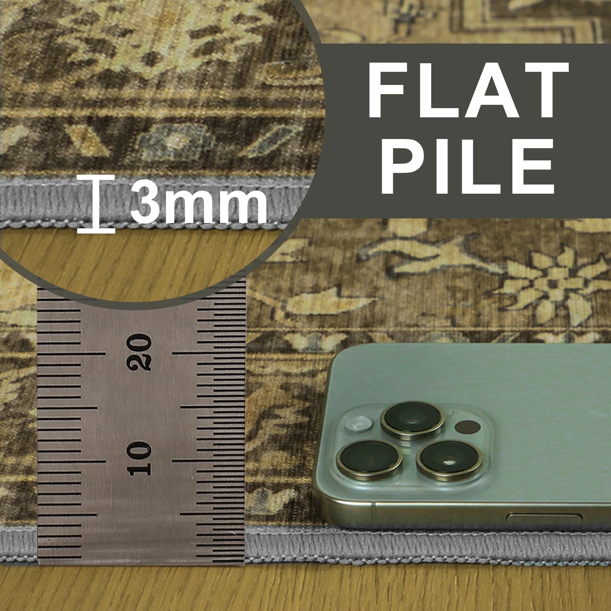 48"X 60" Protective Flooring Office Chair Mat for Hardwood Floor and Tile Floor, Heavy Duty Desk Chair Mat for Carpets, anti Slip Office Floor Mats for Rolling Chairs, Low Pile under Desk Rug