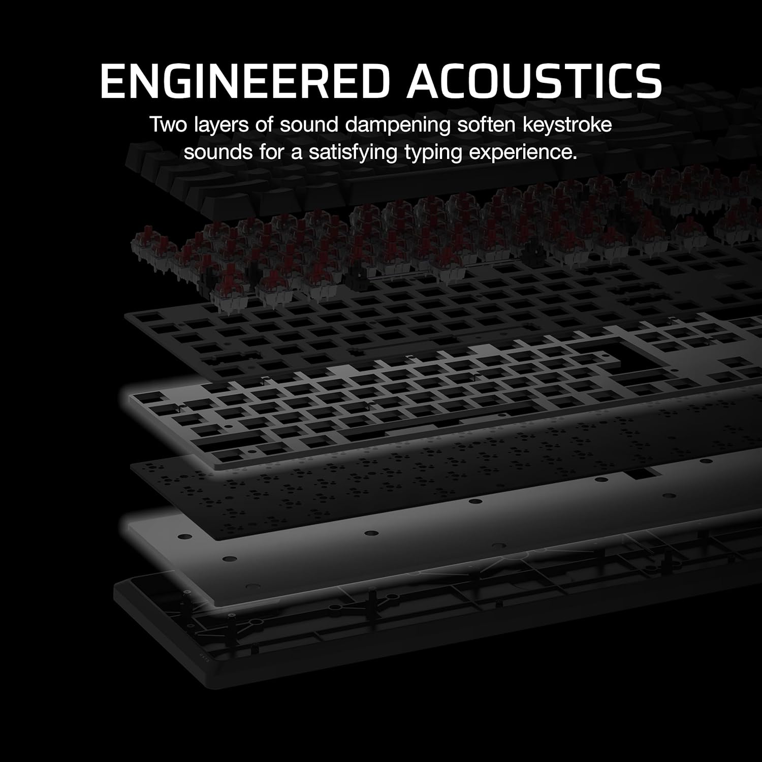 CORSAIR K70 CORE RGB Mechanical Wired Gaming Keyboard with Palmrest – Pre-Lubed MLX Red Linear Switches, SOCD, ABS Double-Shot Keycaps, Sound Dampening, Media Control Dial, QWERTY NA