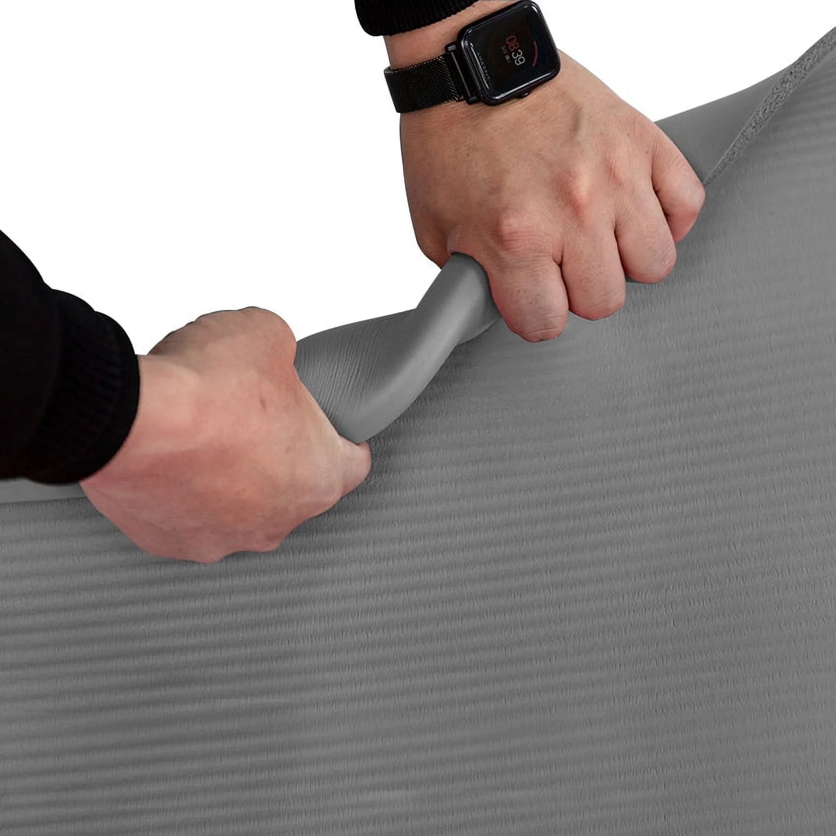 Extra Thick Yoga Mat 31.5"X72"X0.39" Thickness 9Mm -Eco Friendly Material- with High Density Anti-Tear Exercise Bolster