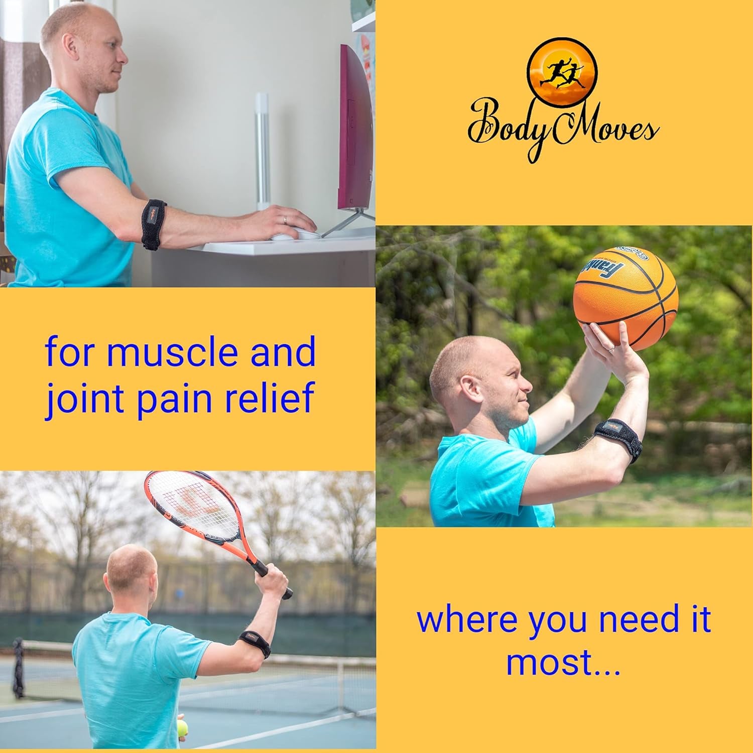 2 Elbow Braces plus Hot and Cold Gel Pack (Sporty Pink)