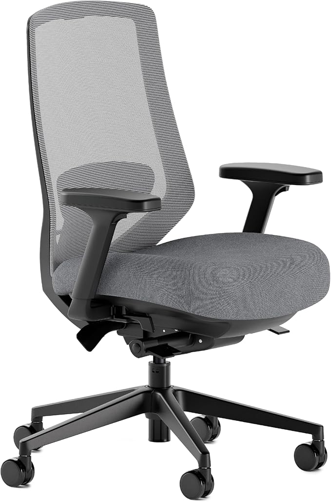 Branch Ergonomic Chair Pro - Mesh Office Chair with 14 Points of Adjustment - Height, Depth & Tilt Adjustable - 5D Armrests - Forward Tilt, Smooth Recline, and Lumbar Support