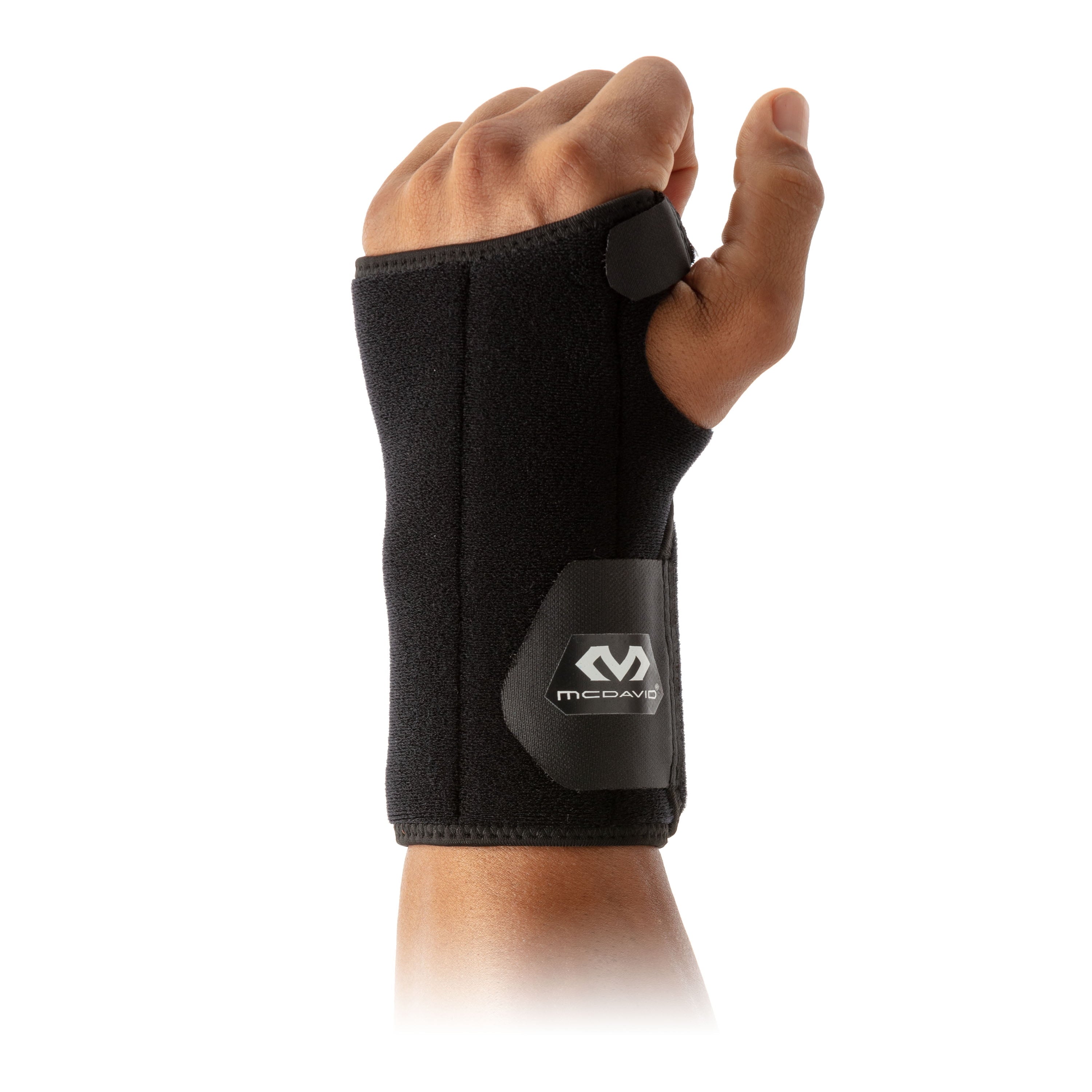 Sport Wrist Brace, Black, Adjustable, One Size Fits Most