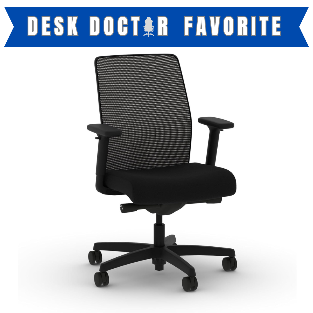 HON Ignition 2.0 Low Back Task Chair, Spectrum Mesh, Advanced Synchro-Tilt Control, Office Chair with Lumbar Support, Height and Width Adjustable Arms