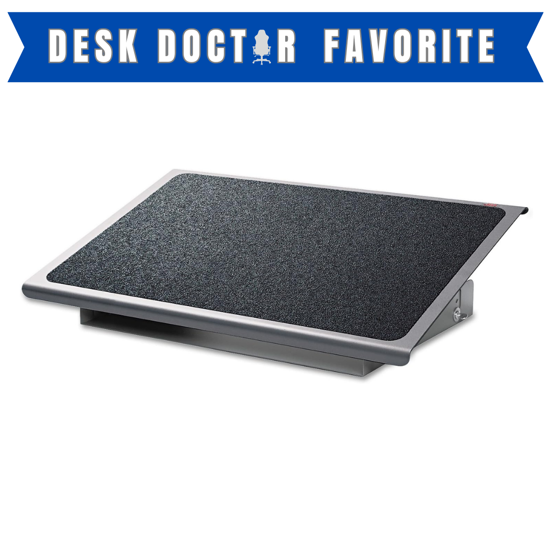 3M Foot Rest, Height and Tilt Adjustable, 22" Extra Wide Platform with Safety-Walk Slip Resistant Surface Provides Ample Room for Both Feet, Heavy Duty Steel Construction