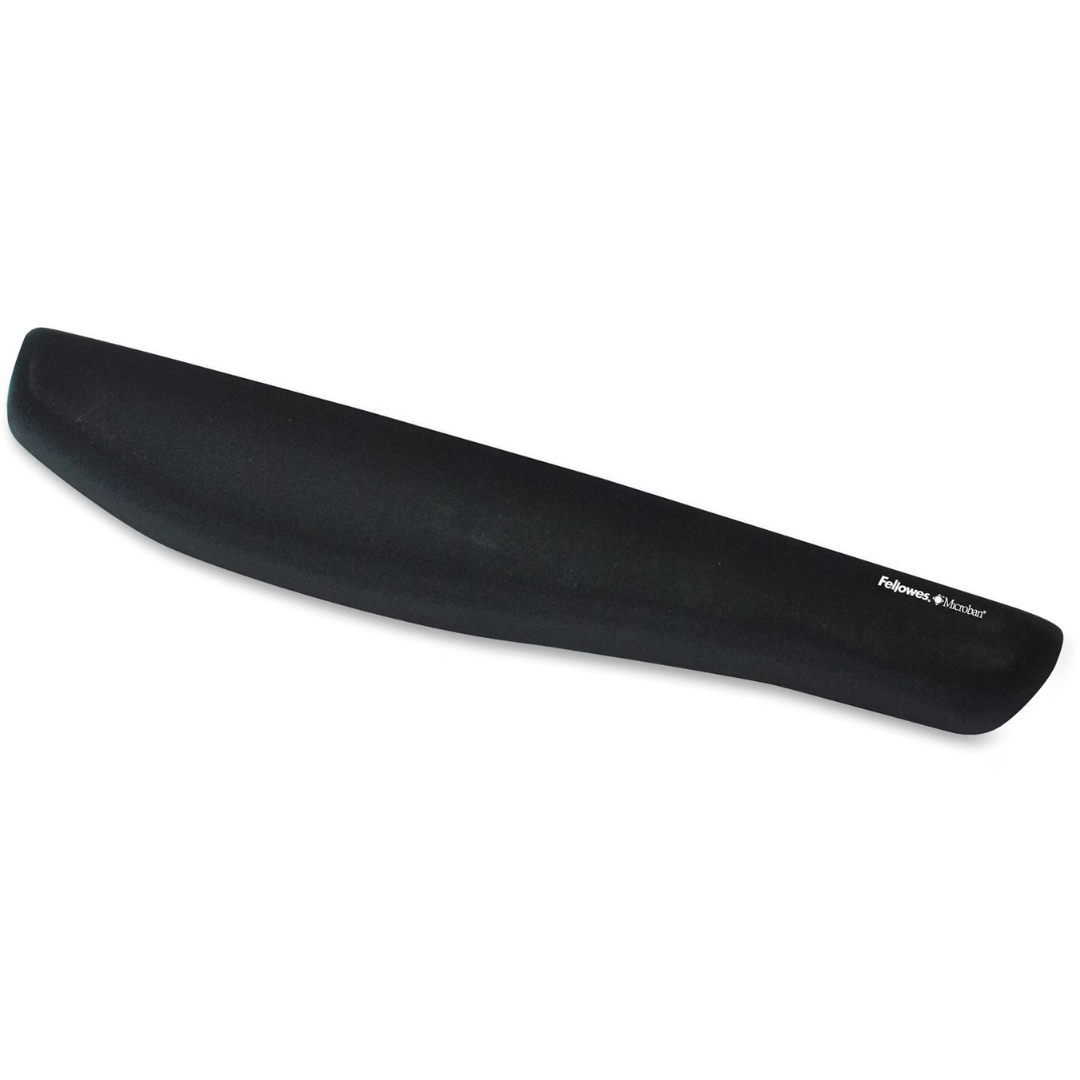 Fellowes PlushTouch Keyboard Wrist Rest - Black