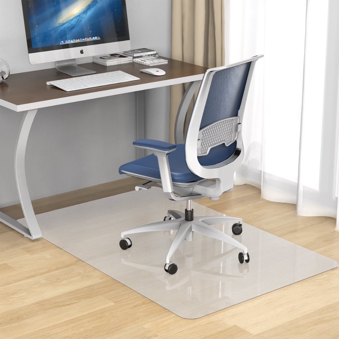 36" x 48" Plastic Office Chair Mat for Hardwood Floor - Home Desk Chair Floor Protector