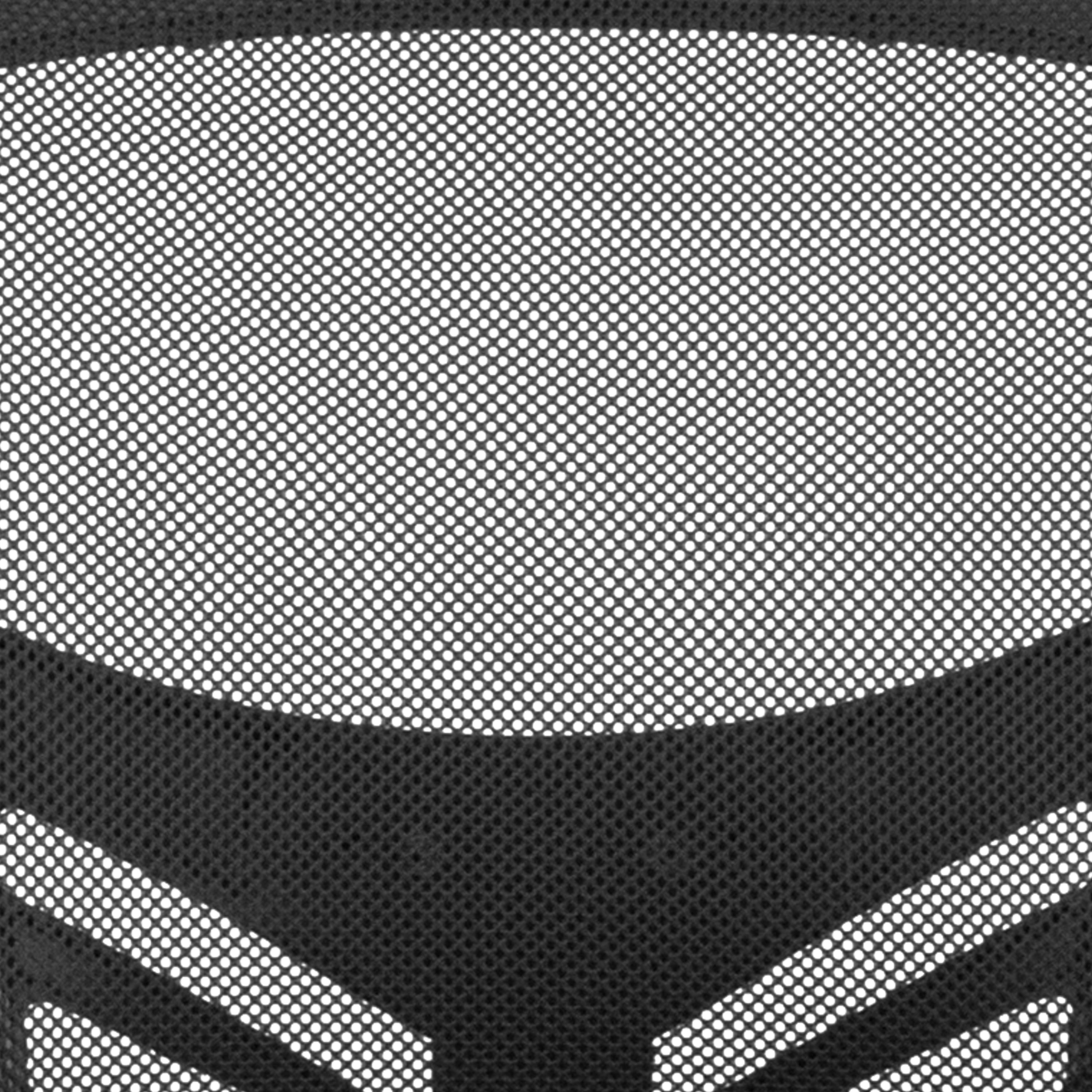 Mid-Back Transparent Black Mesh Multifunction Executive Swivel Ergonomic Office Chair with Adjustable Arms