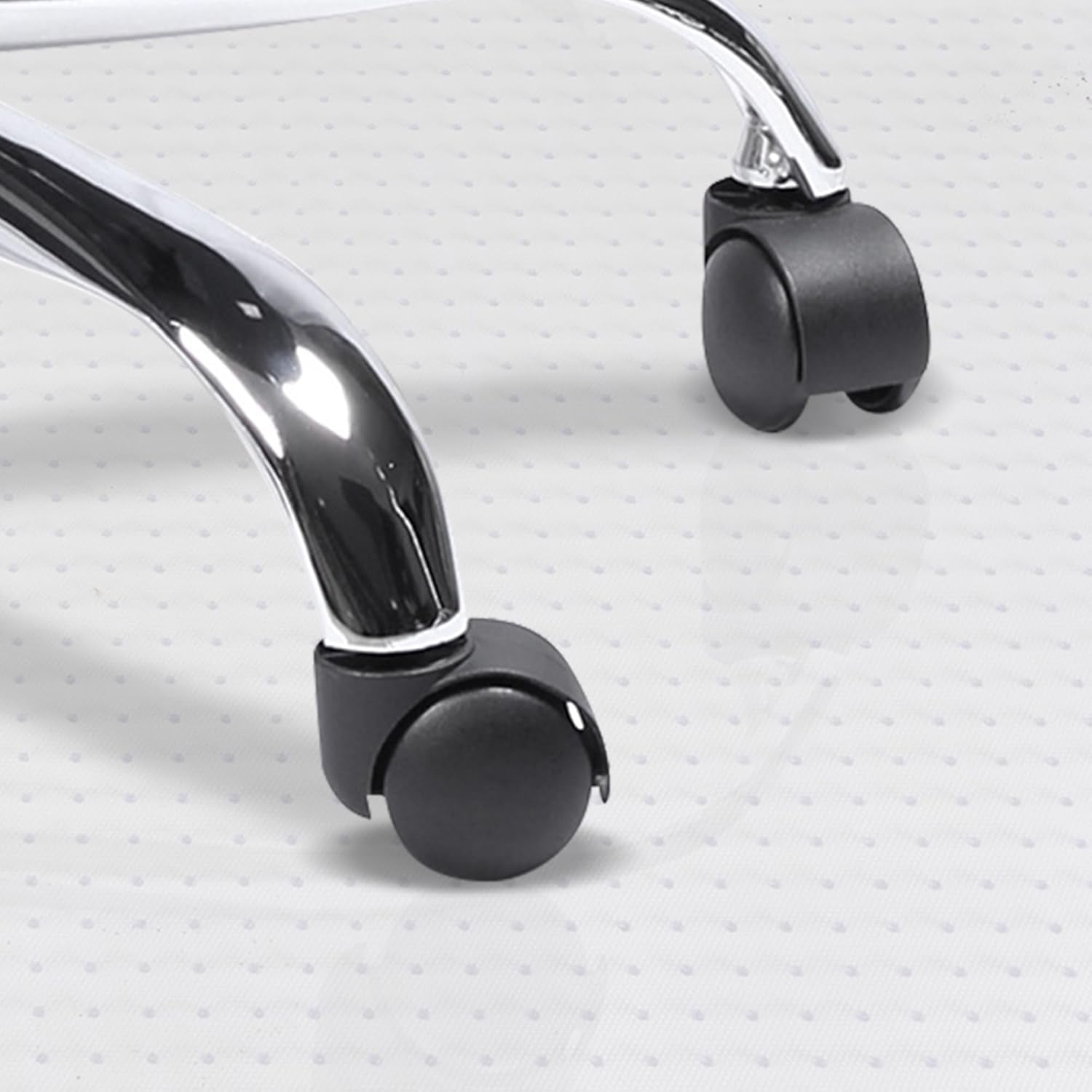 Office Desk Chair Mat with Lip - for Low Pile Carpet (With Grippers) Clear, 36 Inches X 48 Inches, Made in the USA