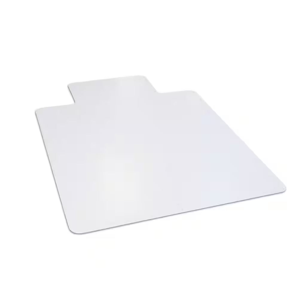 36 In. X 48 In. Clear Office Chair Mat with Lip for Low and Medium Pile Carpet