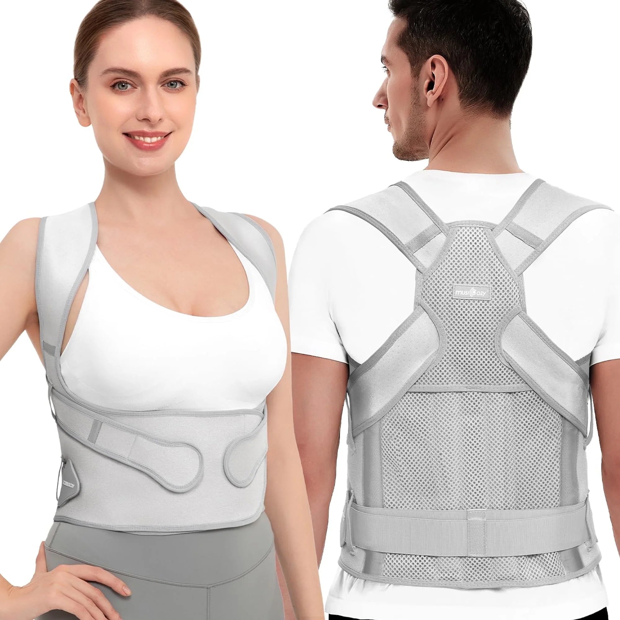 Back Brace Posture Corrector for Women and Men, Back Straightener Posture Corrector, Scoliosis and Hunchback Correction, Back Pain, Spine Corrector, Support, Adjustable Posture Trainer,Small