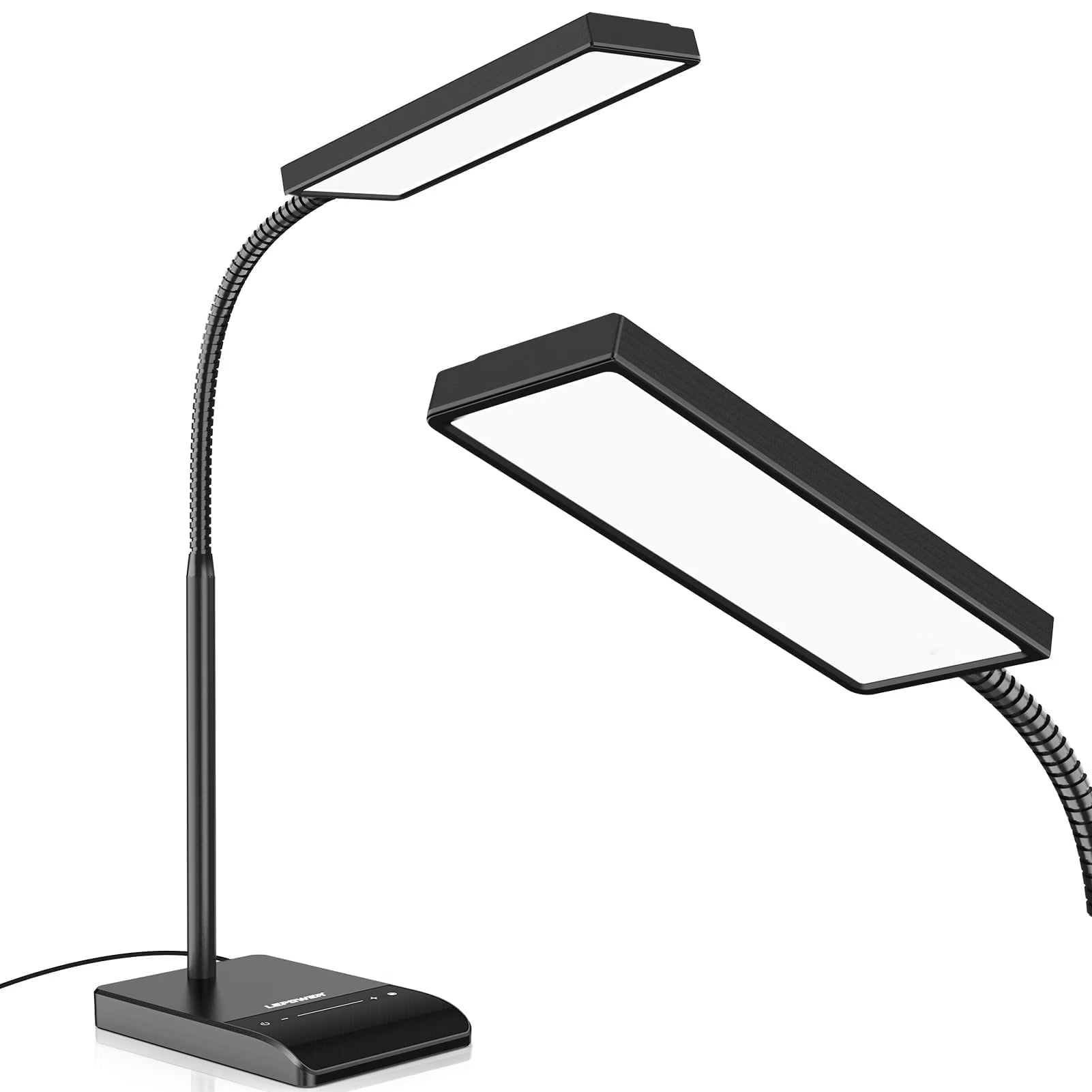 LED Desk Lamp, 800LM LED Touch Desk Lamp for Home Office, 12W 50 Lighting Modes Eye-Caring Reading Lamp Gooseneck Lamp