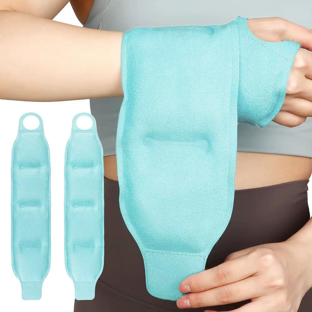 Wrist Ice Pack Wrap for Carpal Tunnel Care, Gel Cold Packs