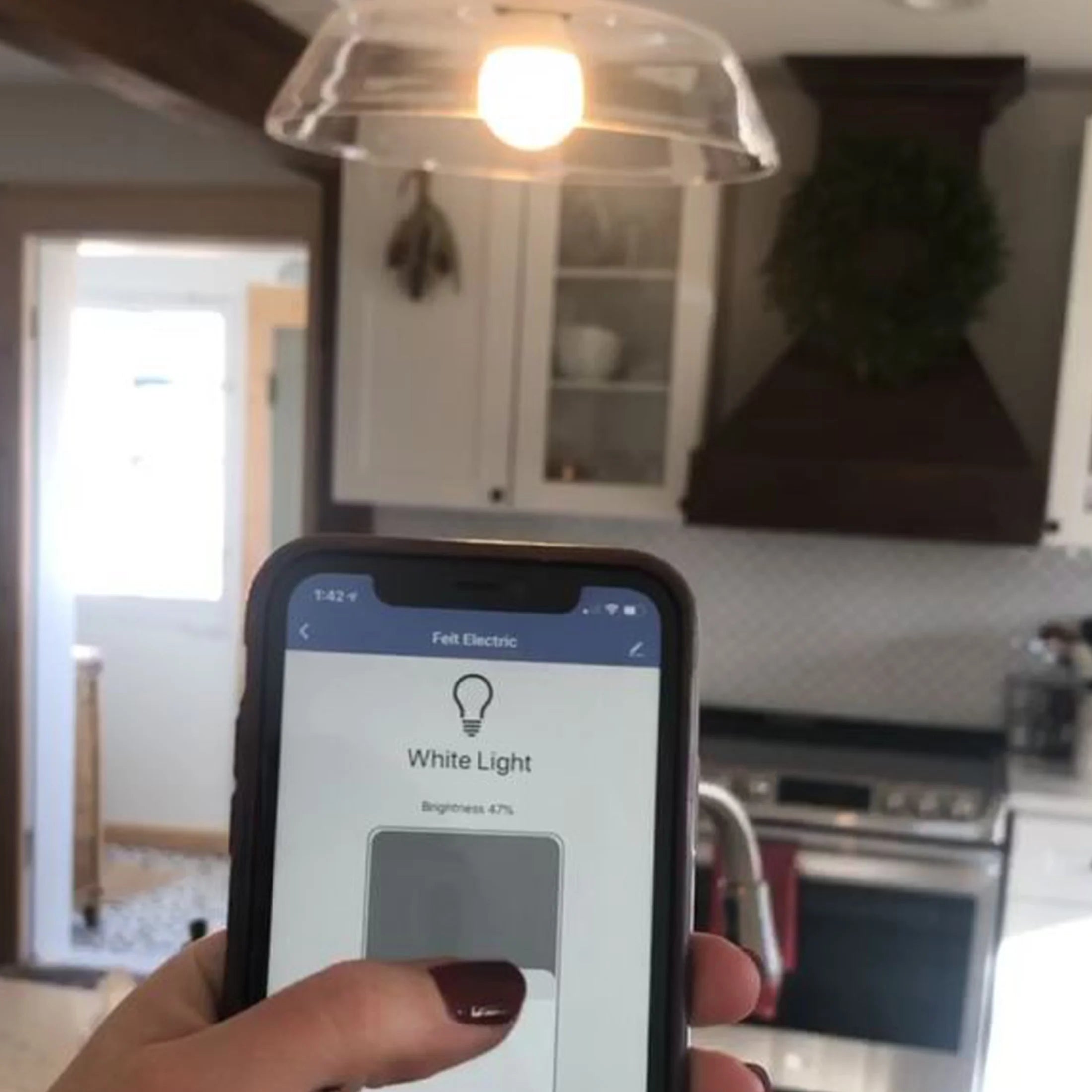 Smart LED 9 Watt (60 Watt Eq.) Color Changing/Tunable White Light Bulb, A19, E26, Dimmable