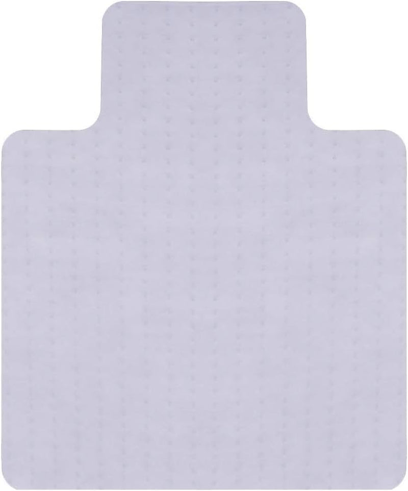 Office Desk Chair Mat with Lip - for Low Pile Carpet (With Grippers) Clear, 36 Inches X 48 Inches, Made in the USA
