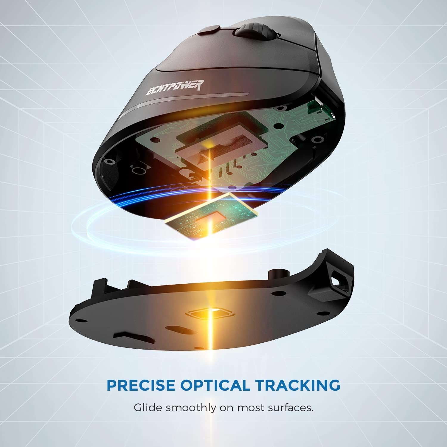 2024 Update Wireless Ergonomic Mouse, 2.4Ghz Rechargeable Vertical Mouse, Silent Right Wireless Mouse, 4800 DPI Adjustable Interface Type C for PC Laptop Computer Mac Windows