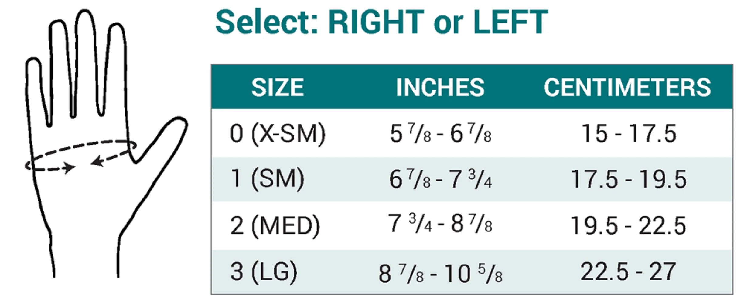 Metagrip Thumb Brace Size: 2 (7-3/4 - 8-7/8"), Style: Right