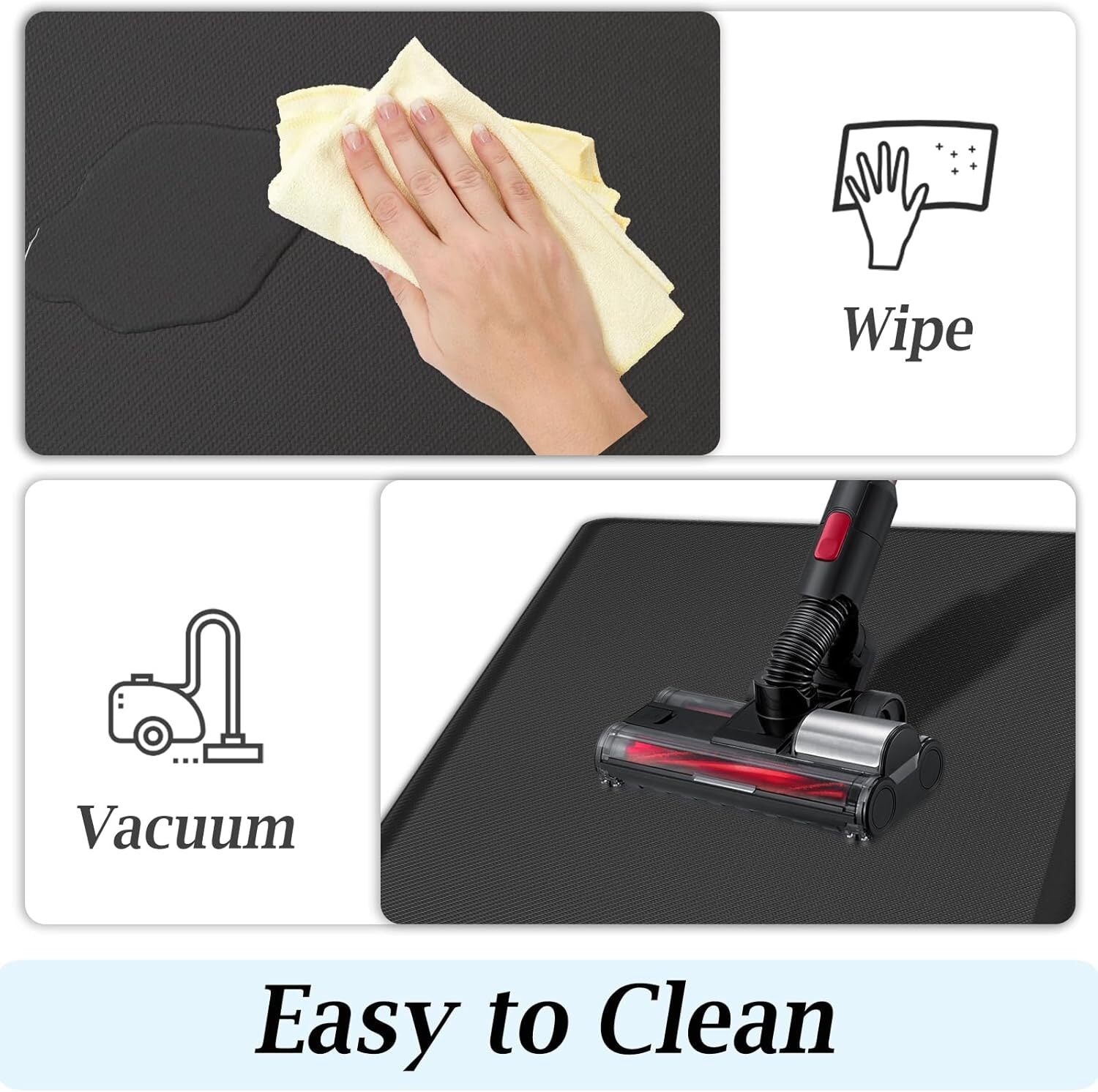Kitchen Mats for Floor, 3/4 Inch Thick Memory Foam anti Fatigue Mat, Non-Slip...
