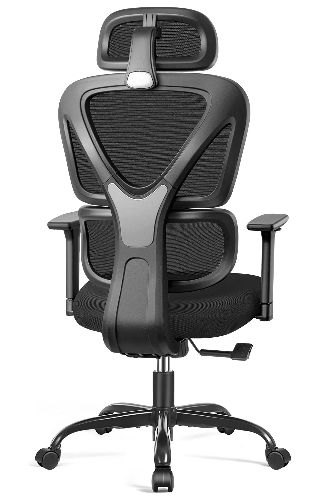 Ergonomic Office Chair, High Back Adjustable Computer Desk Chair with Lumbar Support, 500Lb, Black