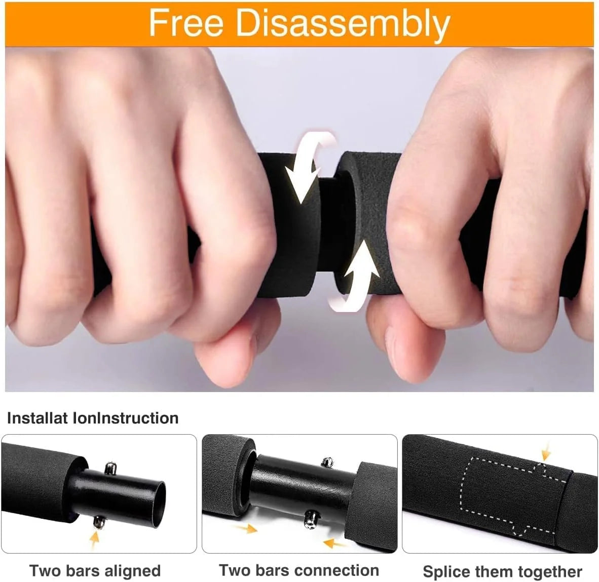 Pilates Flexband Kit with Resistance Bands, Black