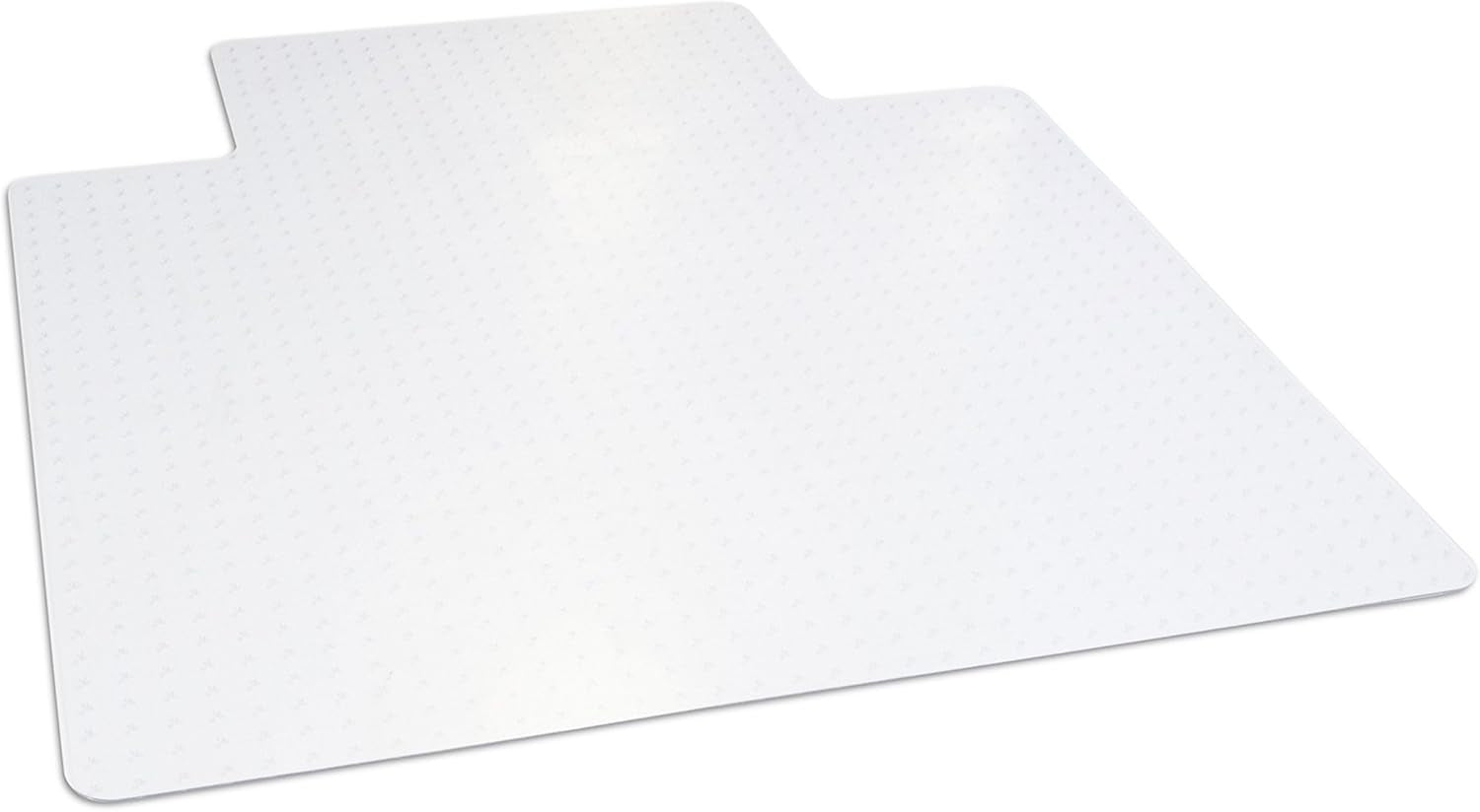 Low Pile Carpet Office Mat Chair Mat with Lip, 45" X 53" X .11"