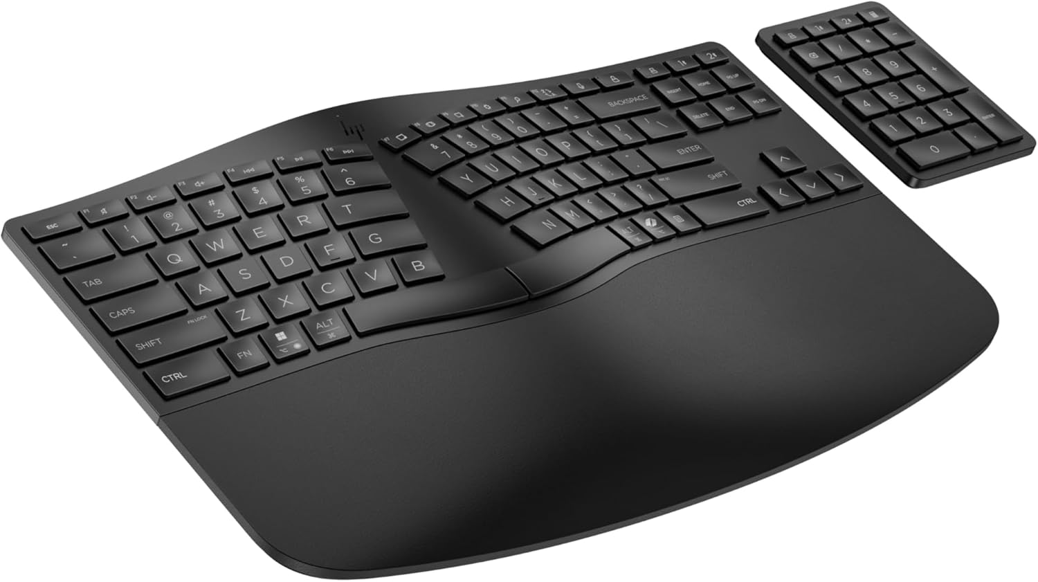 HP 960 Ergonomic Wireless Keyboard with Detached Keypad