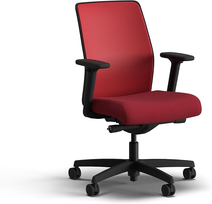 HON Ignition 2.0 Low Back Task Chair, Spectrum Mesh, Advanced Synchro-Tilt Control, Office Chair with Lumbar Support, Height and Width Adjustable Arms