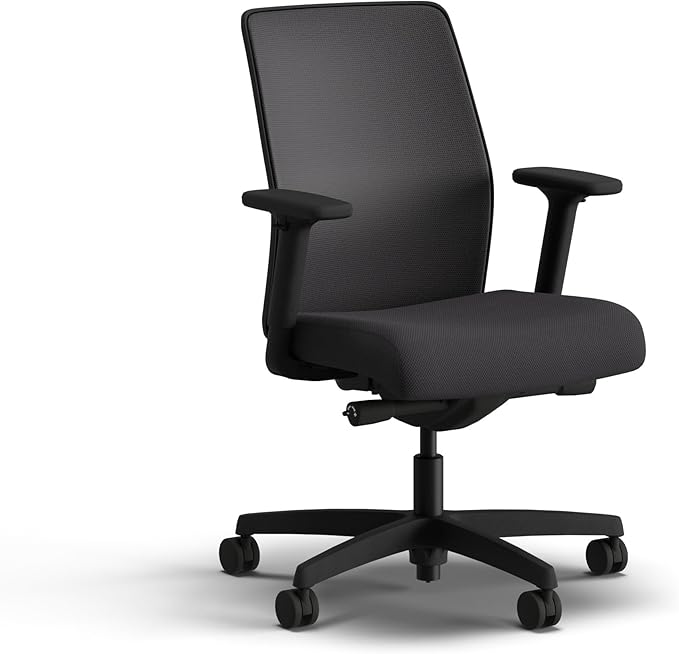 HON Ignition 2.0 Low Back Task Chair, Spectrum Mesh, Advanced Synchro-Tilt Control, Office Chair with Lumbar Support, Height and Width Adjustable Arms