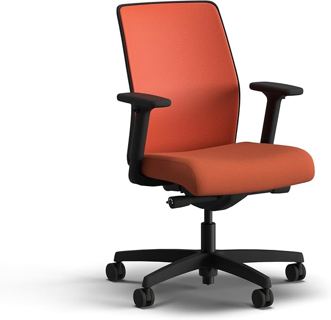 HON Ignition 2.0 Low Back Task Chair, Spectrum Mesh, Advanced Synchro-Tilt Control, Office Chair with Lumbar Support, Height and Width Adjustable Arms