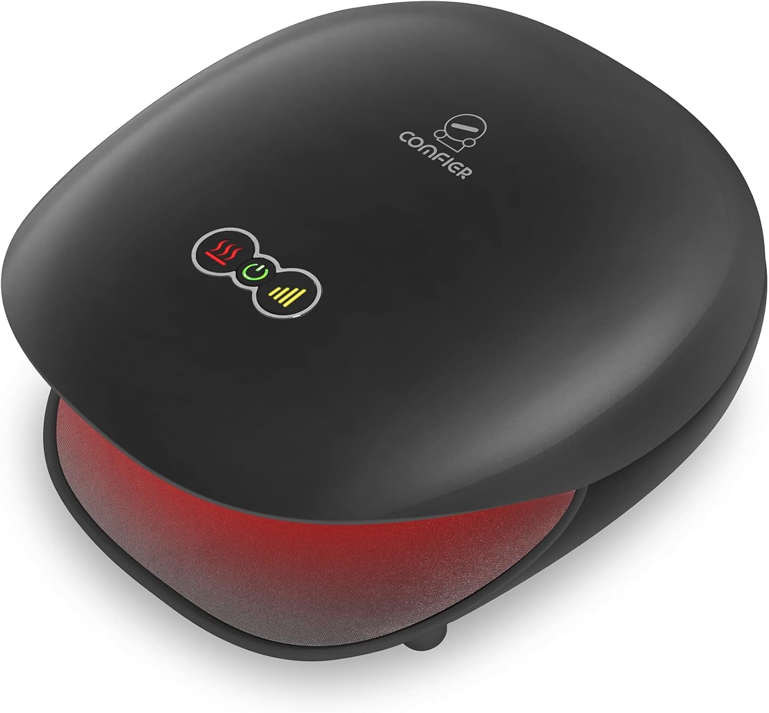 Wireless Hand Massager with Heat -3 Levels Compression & Heating,Rechargeable Hand Massager Machine for Carpal Tunnel,Ideal Gifts for Women (Black)