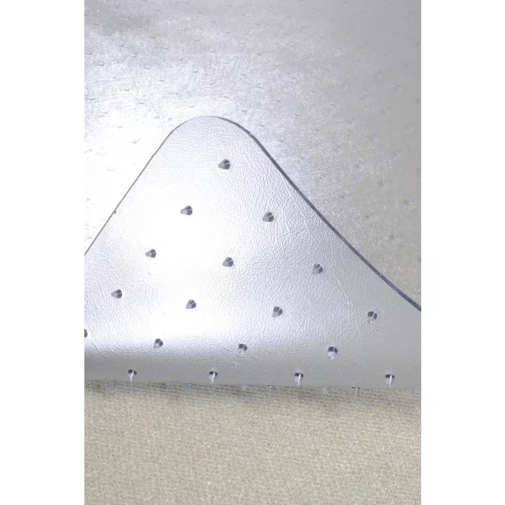 36 In. X 48 In. Clear Office Chair Mat with Lip for Low and Medium Pile Carpet