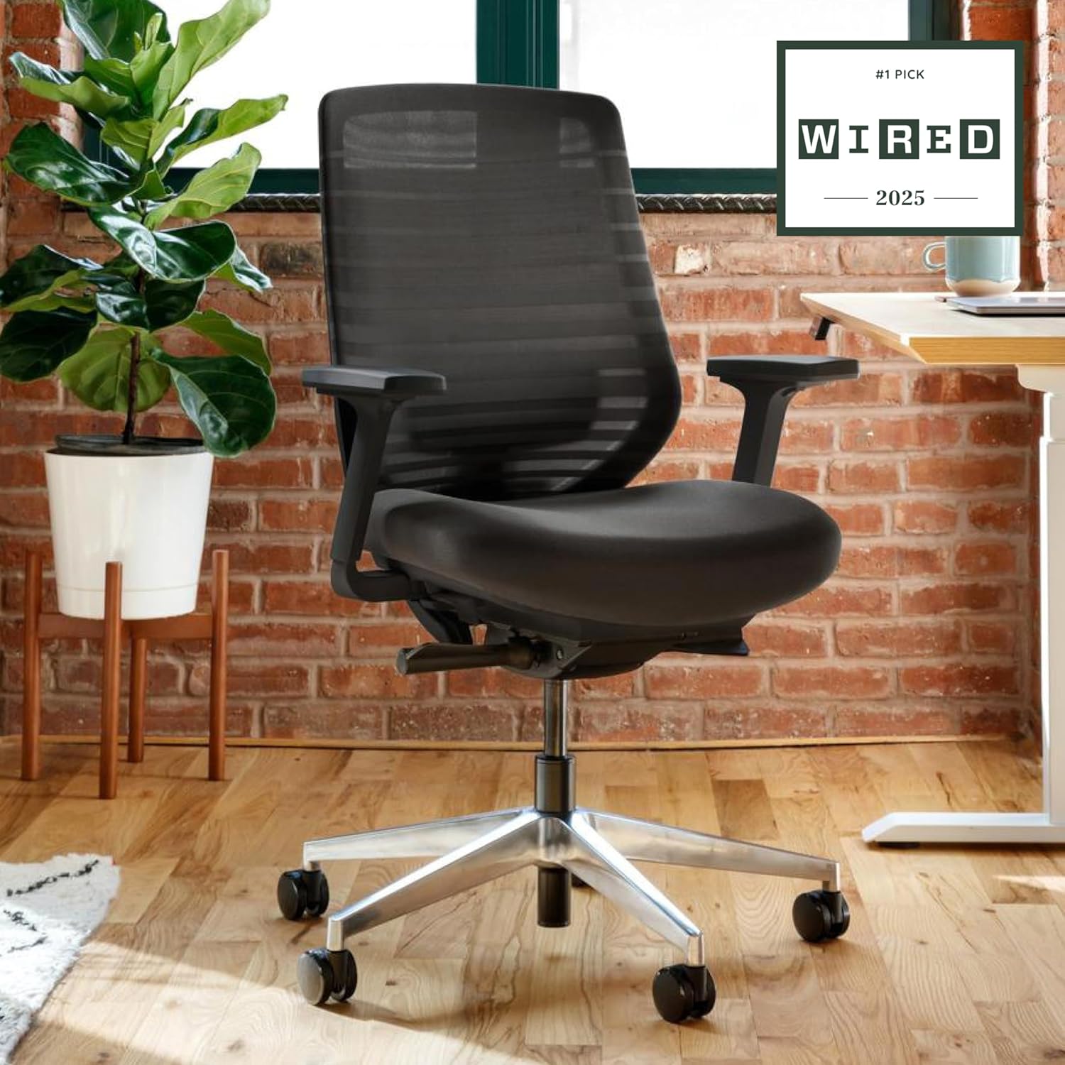 Branch Ergonomic Chair - A Versatile Desk Chair with Adjustable Lumbar Support, Breathable Mesh Backrest, and Smooth Wheels - Experience Optimal Comfort and Support