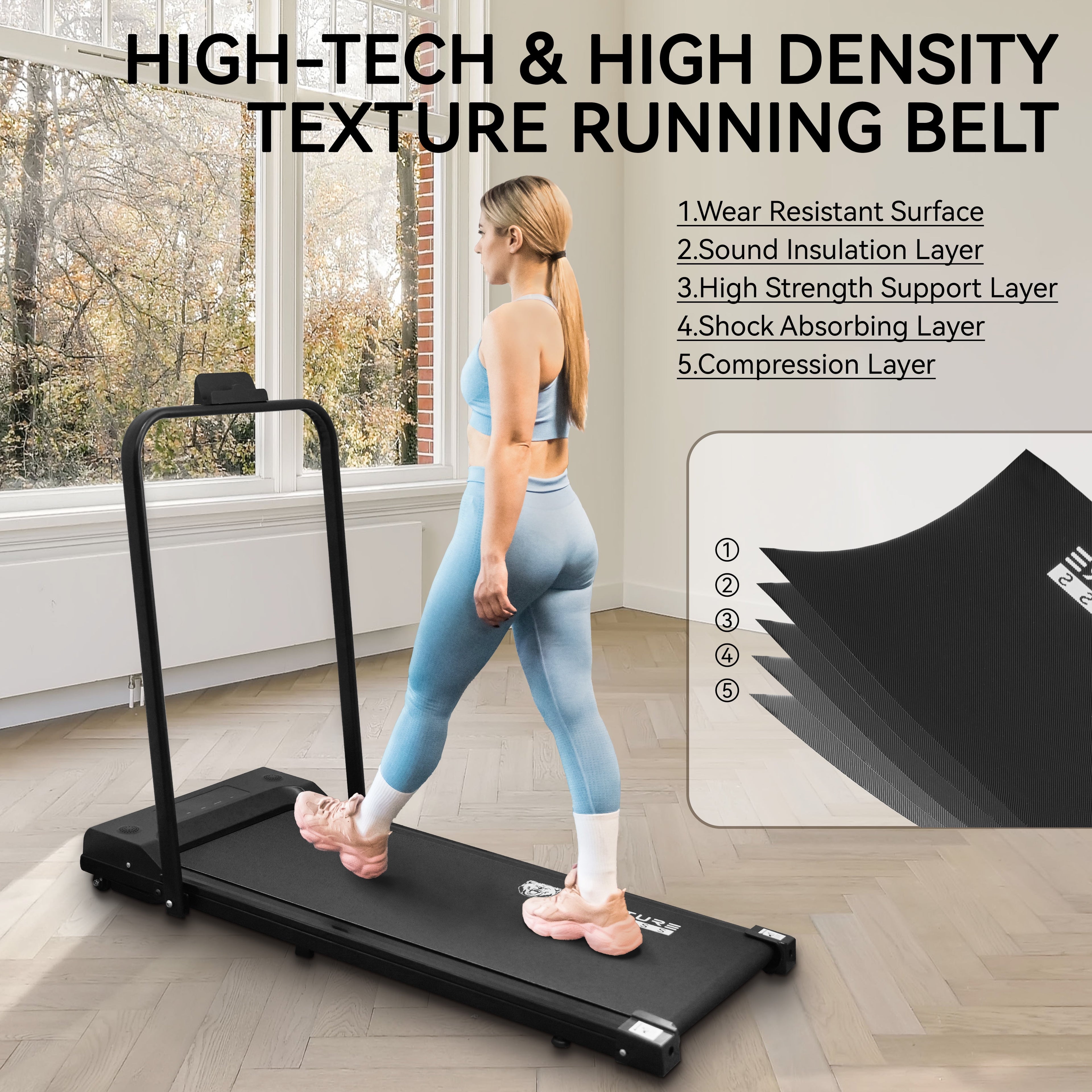 2 in 1 under Desk Treadmill