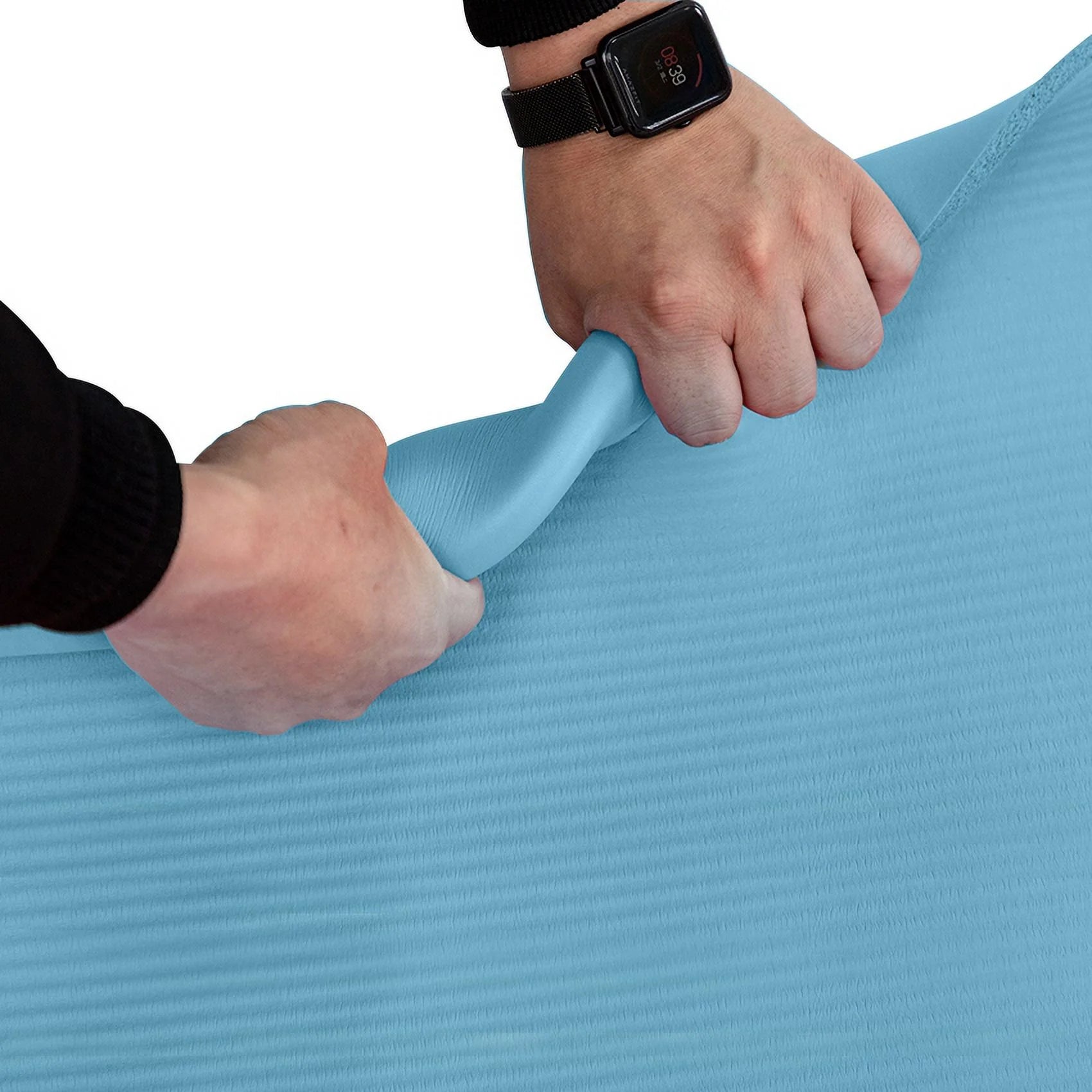 Extra Thick Yoga Mat 31.5"X72"X0.39" Thickness 9Mm -Eco Friendly Material- with High Density Anti-Tear Exercise Bolster