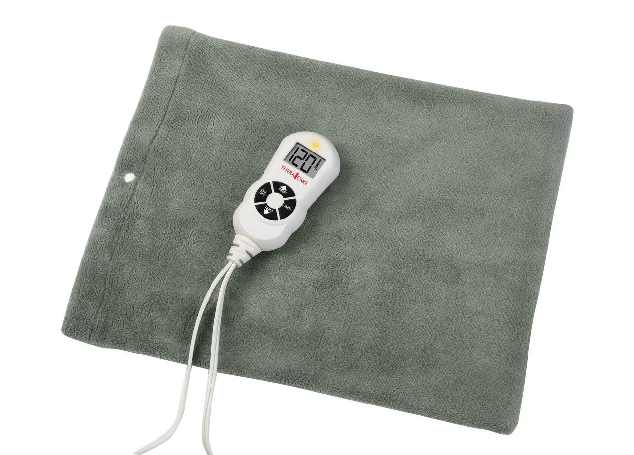 Thera|Care Digital 12” X 15” Heating Pad | Moist & Dry Heat | Wide Range 110°F-160°F | Soothing Warm Relief