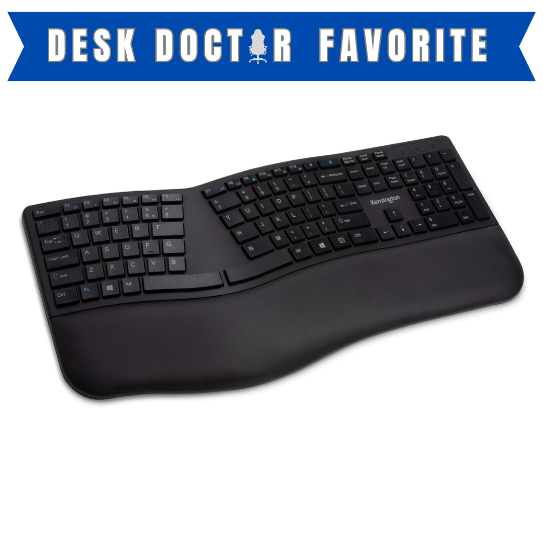 Kensington Pro Fit Ergonomic Wireless Keyboard with Bluetooth