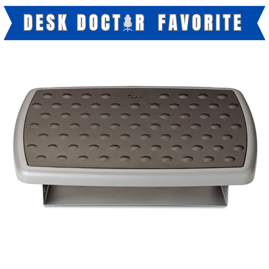 3M Adjustable Foot Rest, 18 Inch Wide Non-skid Platform (FR330)