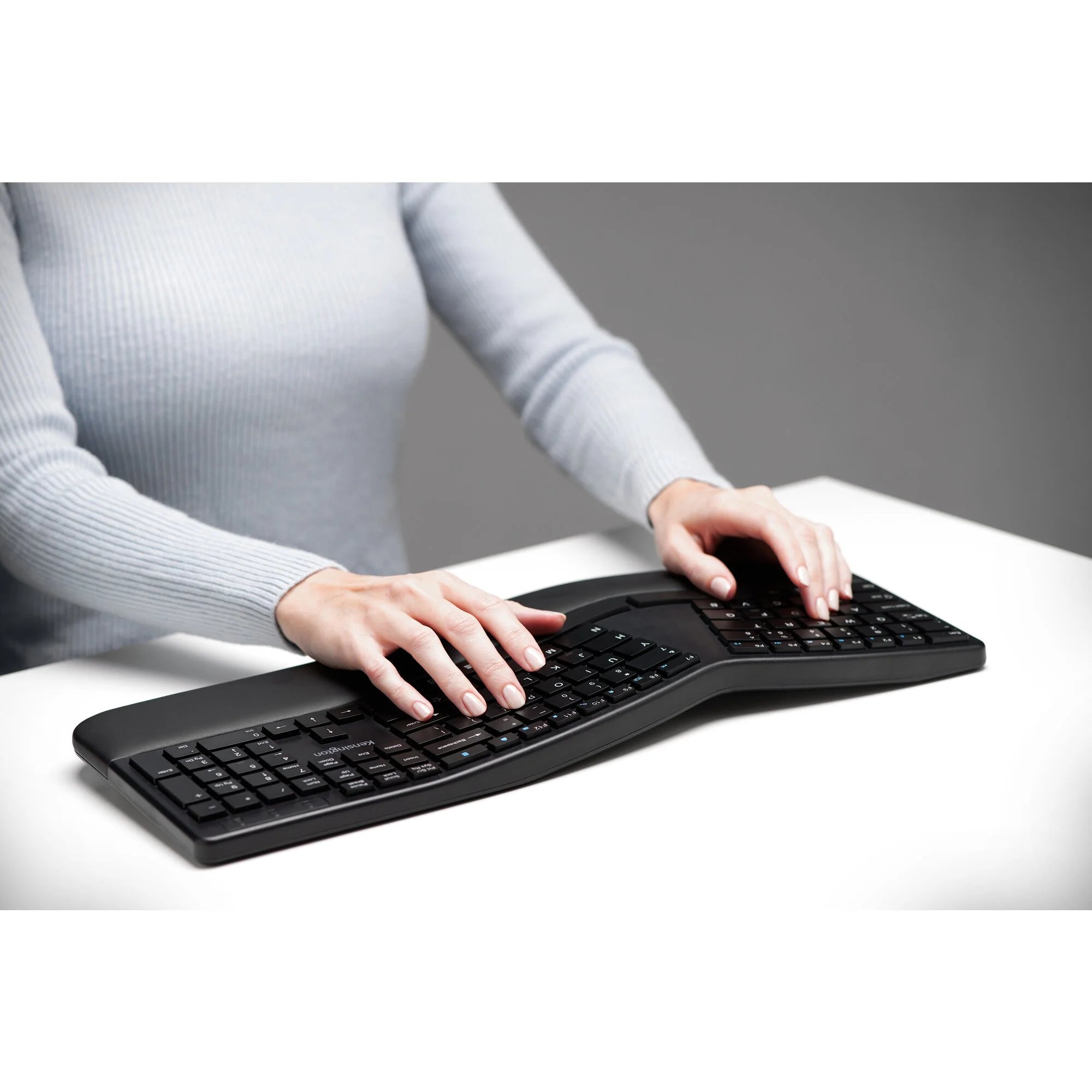 K75401US Pro Fit Ergo 18.98 In. X 9.92 In. X 1.5 In. Wireless Keyboard - Black