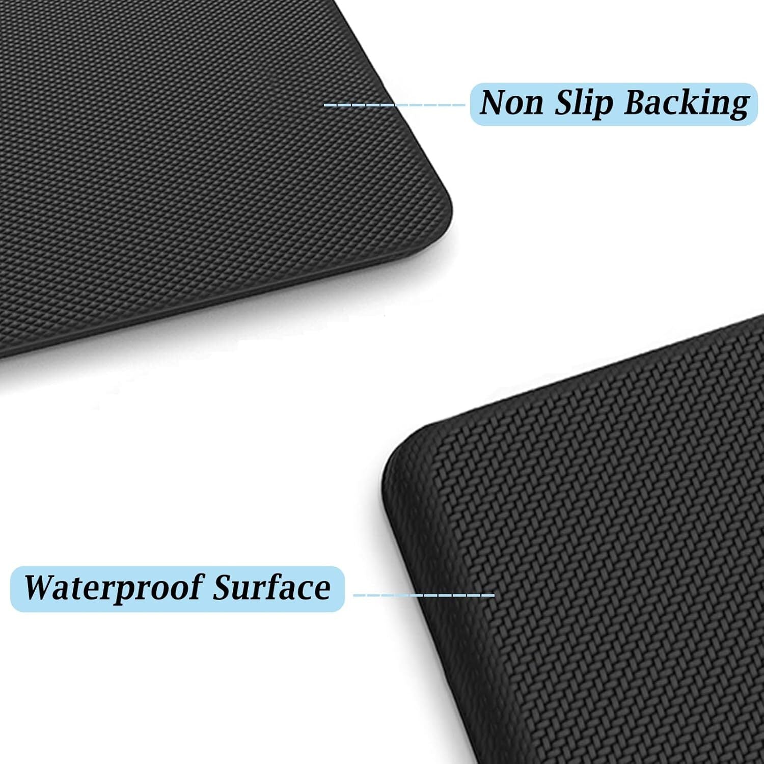 Kitchen Mats for Floor, 3/4 Inch Thick Memory Foam anti Fatigue Mat, Non-Slip...