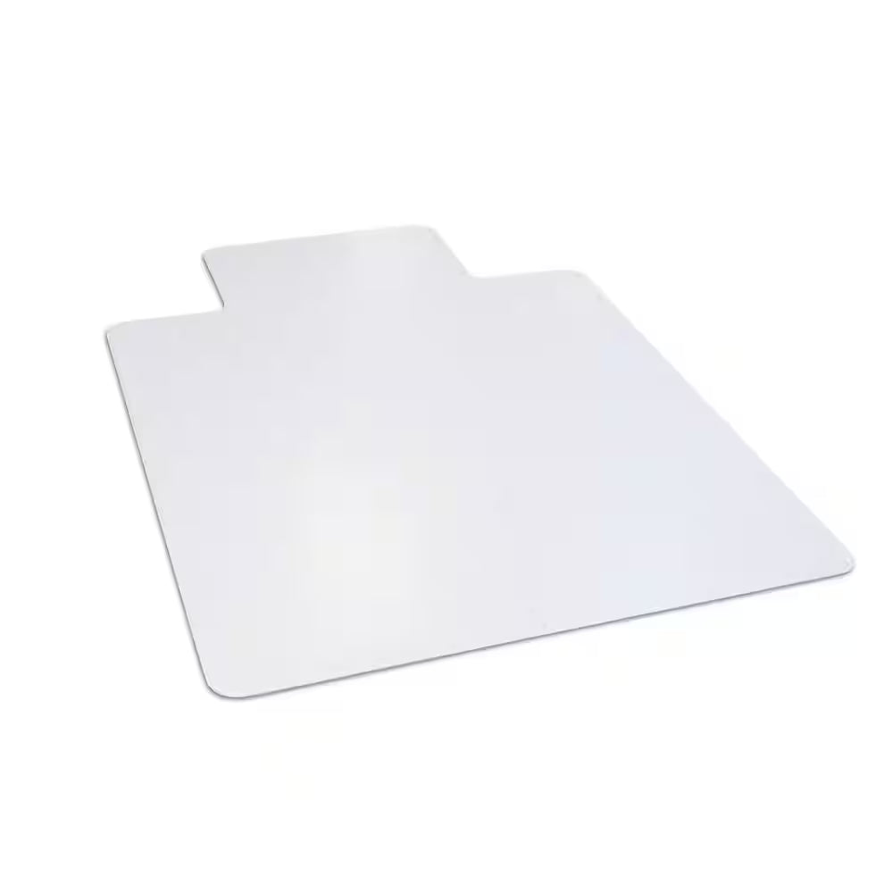 36 In. X 48 In. Clear Office Chair Mat with Lip for Low and Medium Pile Carpet